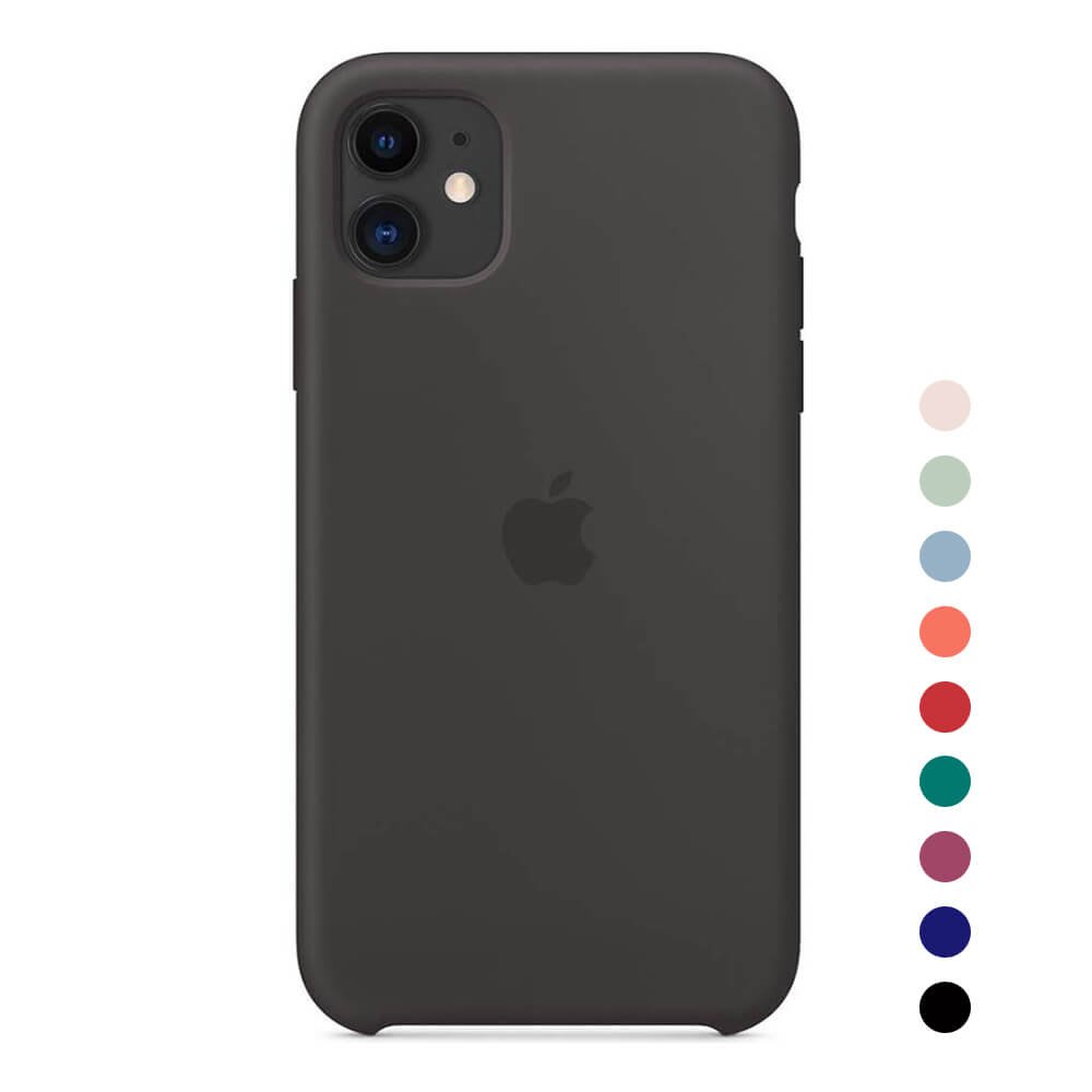 deklas telefonui iPhone 11 apsaugai juodas silikonis