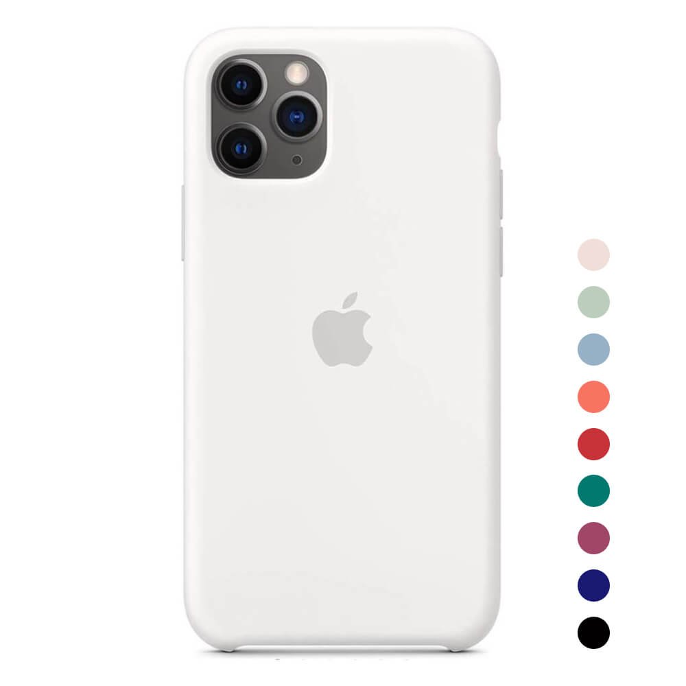 Iphone 11 Pro deklas baltas silikoninis