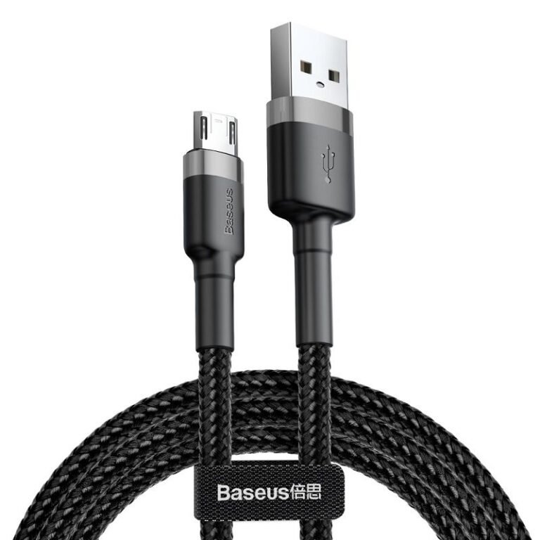 Baseus greito krovimo Cafule Micro USB kabelis 2m su šarvu