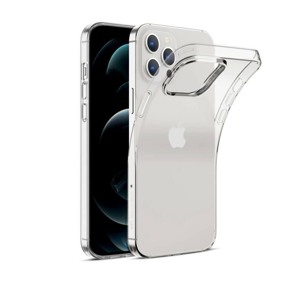 iPhone 12 Pro Max silikoninis permatomas dėklas