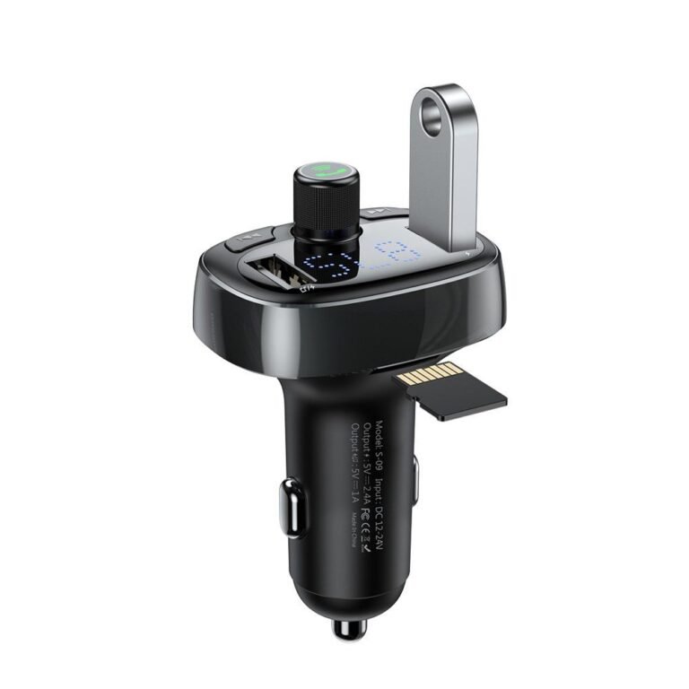 Automobilinis FM moduliatorius 12-24V su Bluetooth funkcija juodas 2