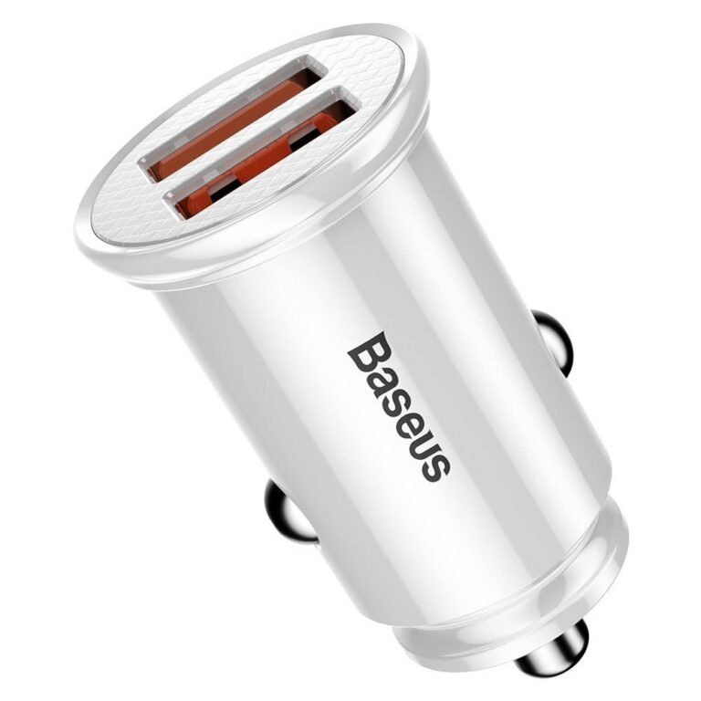 Baseus automobilinis įkroviklis 12-24V 30W 2x USB