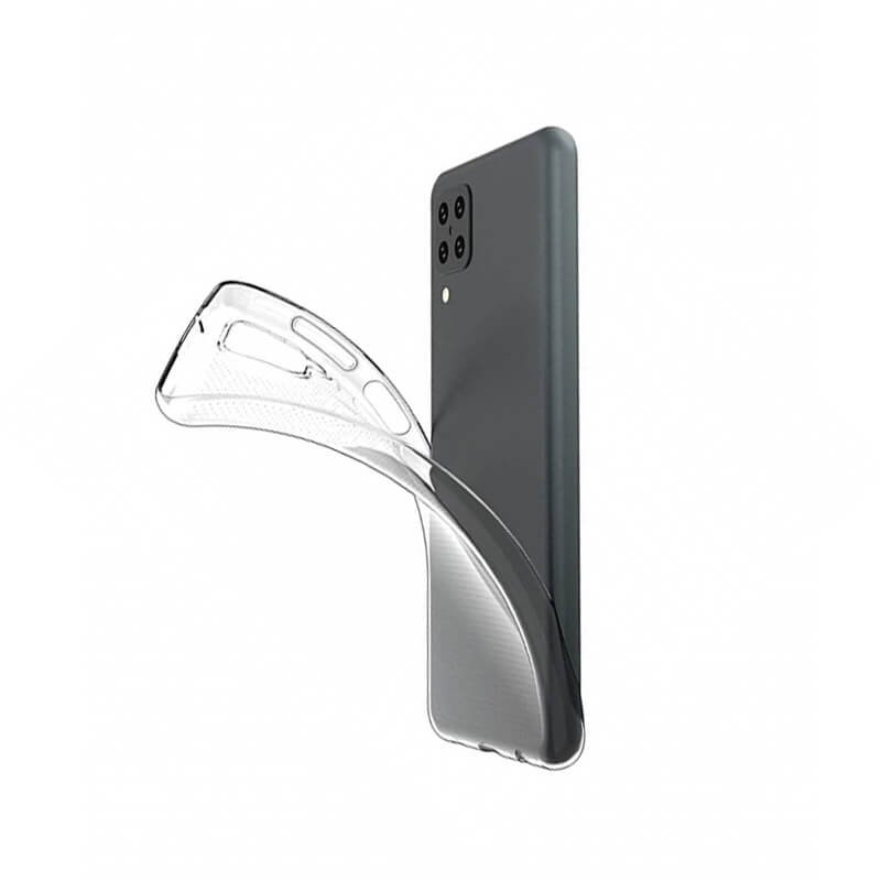 Samsung Galaxy A12 silikoninis permatomas dėklas
