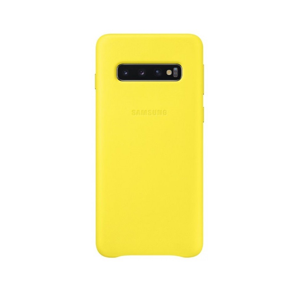 Samsung galaxy s10 odinis geltonas dėklas